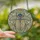 Nature Lovers' Vibrant Tiffany Stained Glass Ornate Beetle Floral Mosaic Blue Peach Pink Stained Glass Suncatcher - 2