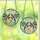 Art Lovers' Edge-to-Edge Tiffany Glass Jewel Tone Blue Orange Birds Holly Berry Frost Mosaic Stained Glass Suncatcher - 3