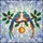 Art Lovers' Edge-to-Edge Tiffany Glass Jewel Tone Blue Orange Birds Holly Berry Frost Mosaic Stained Glass Suncatcher - 7