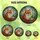 Art Lovers' Tiffany Stained Glass Fox Winter Forest Poinsettia Amber Red Jewel Tone Design Stained Glass Suncatcher - 6