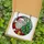 Christmas Enthusiasts Winking Santa Stained Glass Art with Festive Tree, Golden Gift Box, Jewel Tone Red Green Gold Blue Stained Glass Suncatcher - NTaWCruSYr