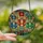 Holiday Enthusiasts' Tiffany Stained Glass Nutcracker Trio Red Blue Green Gold Teal Jewel Tone Holiday Mosaic Stained Glass Suncatcher - AYnkE_I7U-