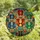 Holiday Enthusiasts' Tiffany Stained Glass Nutcracker Trio Red Blue Green Gold Teal Jewel Tone Holiday Mosaic Stained Glass Suncatcher - k-TgTtF1-V