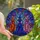 Mystical Art Enthusiasts' Tiffany Stained Glass Witches Celestial Mosaic Jewel Tone Colors Stained Glass Suncatcher - 1