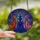 Mystical Art Enthusiasts' Tiffany Stained Glass Witches Celestial Mosaic Jewel Tone Colors Stained Glass Suncatcher - 2