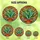 Art Lovers' Tiffany Stained Glass Succulent Emerald Teal Orange Intricate Sun Ray Leaf Mosaic Stained Glass Suncatcher - 6