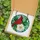 Nature Lovers' Vibrant Red Cardinal Stained Glass Mosaic Art with White Flower, Tiffany Jewel Tones Stained Glass Suncatcher - 5