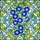 Nature Lovers' Vibrant Blue Morning Glory Tiffany Stained Glass Emerald Green Floral Mosaic Stained Glass Suncatcher - 7