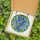 Nature Lovers' Vibrant Blue Morning Glory Tiffany Stained Glass Emerald Green Floral Mosaic Stained Glass Suncatcher - oyapBVdpfr