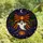 Halloween Enthusiasts' Intricate Tiffany Stained Glass Orange Bow, White Ghost & Jack-o'-Lantern with Mystical Purple Night Stained Glass Suncatcher - 4