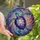 Ocean Lovers' Iridescent Tiffany Style Stained Glass Sea Turtle Mosaic Glowing Ocean Currents Design Stained Glass Suncatcher - 1