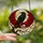 Dark Aesthetic Fans' Vivid Tiffany Style Raven, Skull & Moon Stained Glass Mosaic Stained Glass Suncatcher - 2