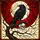 Dark Aesthetic Fans' Vivid Tiffany Style Raven, Skull & Moon Stained Glass Mosaic Stained Glass Suncatcher - 7