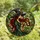 Fantasy Art Lovers' Jewel Tone Stained Glass Sorceress Witch Hat Floral Emerald Purple Amber Stained Glass Suncatcher - 5Jmsu9Uu66