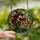 Fantasy Art Lovers' Jewel Tone Stained Glass Sorceress Witch Hat Floral Emerald Purple Amber Stained Glass Suncatcher - CkPLWftB8e