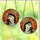 Husky Lovers' Jewel Tone Stained Glass Black White Husky Dog Autumn Foliage Mushroom Art Stained Glass Suncatcher - 3