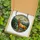 Nature Lovers' Majestic Elk Stag Golden Amber Tiffany Style Stained Glass Forest Mountain Art Stained Glass Suncatcher - J5jP41T79-