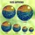 Art Lovers' Tiffany Stained Glass Radiant Sun Ocean Mosaic Vibrant Yellow Orange Teal Blue Purple Stained Glass Suncatcher - 6