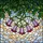 Art Lovers' Stained Glass Bell Flower Mosaic Design Deep Purple Emerald Green Sky Blue Stained Glass Suncatcher - 7