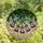 Art Lovers' Stained Glass Bell Flower Mosaic Design Deep Purple Emerald Green Sky Blue Stained Glass Suncatcher - 4