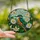 Nature Lovers' Iridescent Kingfisher Bird Tiffany Glass Floral Mosaic Stained Glass Suncatcher - 2