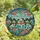 Nature Lovers' Luminous Tiffany Stained Glass Hummingbirds Pink Blossoms Teal Foliage Mosaic Stained Glass Suncatcher - 4
