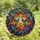 Nature Lovers' Luminous Tiffany Stained Glass Hummingbirds Golden Leaf Floral Mosaic Stained Glass Suncatcher - MTrd4GyYG4