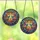 Nature Lovers' Luminous Tiffany Stained Glass Hummingbirds Golden Leaf Floral Mosaic Stained Glass Suncatcher - Rkm7gpRqbm