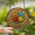 Nature Lovers' Vibrant Tiffany Stained Glass Peony Bouquet Butterfly Mosaic Art Red Orange Yellow Blue Green Stained Glass Suncatcher - 2