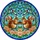 Nature Lovers' Tiffany Stained Glass Squirrels Pinecone & Peach Blossom Mosaic Pattern Stained Glass Suncatcher - 7