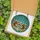 Nature Lovers' Tiffany Stained Glass Squirrels Pinecone & Peach Blossom Mosaic Pattern Stained Glass Suncatcher - 5