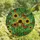 Nature Lovers' Vibrant Jewel-Toned Stained Glass Monarch Butterfly & Sunflower Mosaic Stained Glass Suncatcher - BrKn5bBJU3