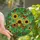 Nature Lovers' Vibrant Jewel-Toned Stained Glass Monarch Butterfly & Sunflower Mosaic Stained Glass Suncatcher - dt_60s6HlB