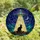 Sci-Fi Cat Lovers' Tiffany Stained Glass UFO Abduction Black Cat Cosmic Night Sky Jewel Tones Stained Glass Suncatcher - g972NLwIQs