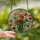 Floral Art Lovers' Tiffany Style Stained Glass Tulip Bouquet Jewel Tone Mosaic Stained Glass Suncatcher - EKxOomC4Xg