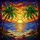 Nature Lovers' Vibrant Stained Glass Sunset Palm Tree Ocean Tropical Mosaic Design Stained Glass Suncatcher - 7