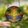 Nature Lovers' Vibrant Stained Glass Sunset Palm Tree Ocean Tropical Mosaic Design Stained Glass Suncatcher - 2