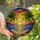 Nature Lovers' Vibrant Stained Glass Sunset Palm Tree Ocean Tropical Mosaic Design Stained Glass Suncatcher - 1