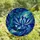 Celestial Art Lovers' Tiffany Stained Glass Blue Lotus Moon Cosmic Nebula Mosaic Stained Glass Suncatcher - 4