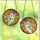 Autumn Art Lovers' Whimsical Stained Glass Ghost Orange Umbrella Autumn Leaf Raindrop Mosaic Jewel Tones Stained Glass Suncatcher - 3