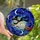 Mystical Cat Lovers' Whimsical Stained Glass Witch Cat Celestial Mosaic Crimson Amber Black Stained Glass Suncatcher - 1