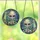 Sci-Fi & Alien Enthusiasts' Vibrant Tiffany Stained Glass Grey Alien UFO Cosmic Jewel Tone Mosaic Stained Glass Suncatcher - 51KGm4i3eP