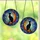 Cat Lovers' Tiffany Style Black Cat Crescent Moon Indigo Starry Night Stained Glass Mosaic Stained Glass Suncatcher - EH0wEQ8RHT