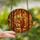 Nature Lovers' Vibrant Tiffany Stained Glass Squirrel Acorn Autumnal Jewel Tones Stained Glass Suncatcher - 2