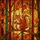 Nature Lovers' Vibrant Tiffany Stained Glass Squirrel Acorn Autumnal Jewel Tones Stained Glass Suncatcher - 7