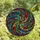 Art Lovers' Colorful Tiffany Stained Glass Abstract Feather Leaf Botanical Swirls Stained Glass Suncatcher - 4