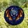 Gothic Style Admirers' Stained Glass Bat Amber Midnight Blue Purple Star Mosaic Stained Glass Suncatcher - 4