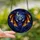 Gothic Style Admirers' Stained Glass Bat Amber Midnight Blue Purple Star Mosaic Stained Glass Suncatcher - 2