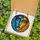 Art Lovers' Tiffany Style Stained Glass Cubist Face Vibrant Yellow Blue Orange Ruby Mosaic Art Stained Glass Suncatcher - 5