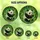 Panda Lovers' Jewel Tone Tiffany Stained Glass Baby Panda Emerald Green Bamboo Mosaic Art Stained Glass Suncatcher - cil8MxKLPT